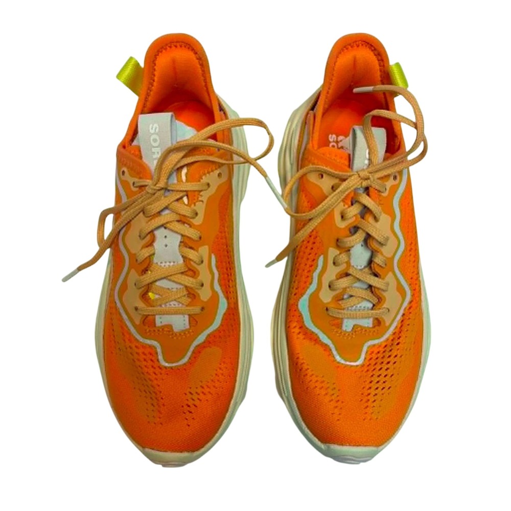 Sorel Kinetic Breakthru Tech Lace Sneakers Womens 6 Orange NL4689-816